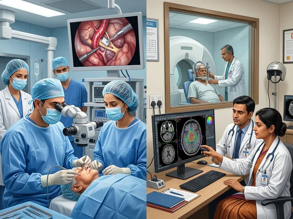 Efficacy and Safety of Microvascular Decompression vs Gamma Knife Surgery for Trigeminal Neuralgia