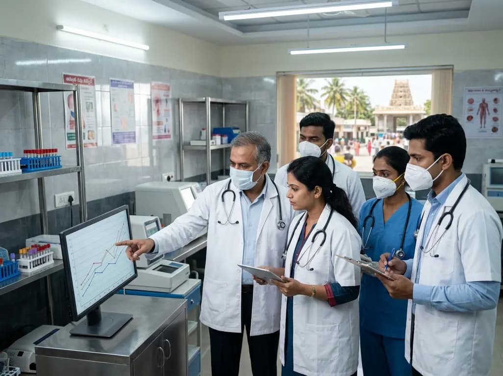 New COVID-19 Cases and Deaths Reported in Andhra Pradesh