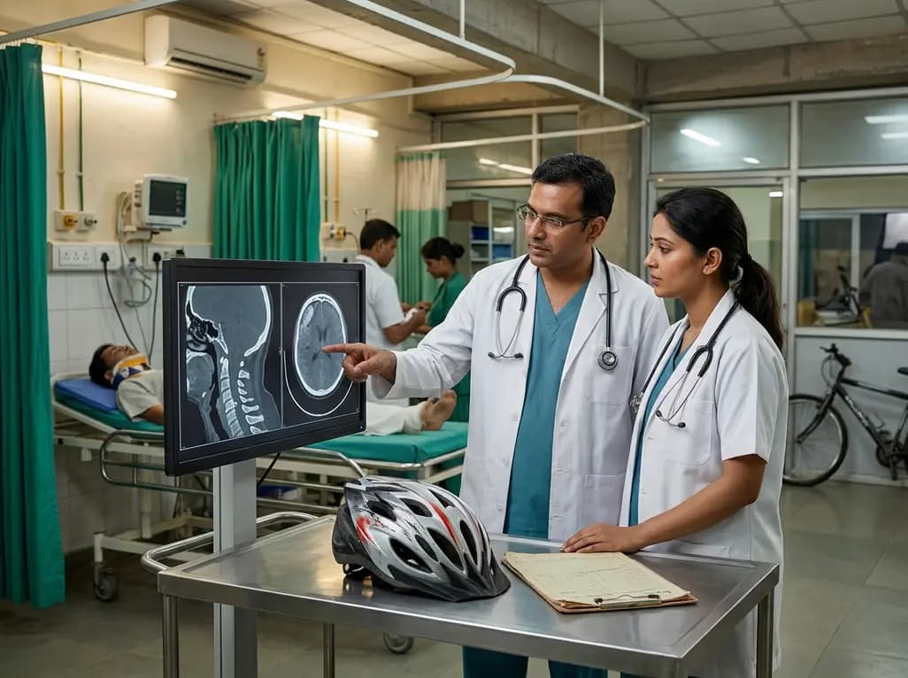 Cycling-Related Cranio-Spinal Injuries: Epidemiological Trends and Trauma Management