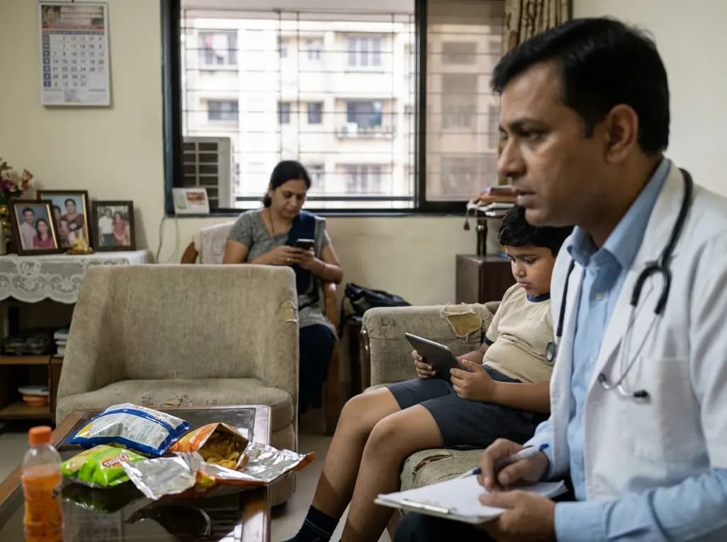 How Screen Time and Lifestyle Fuel Childhood NCDs in India