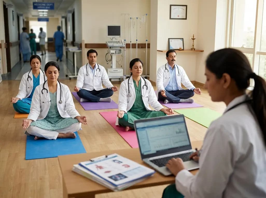 Yoga for Burnout Therapy: A Health Technology Assessment Perspective for Clinicians