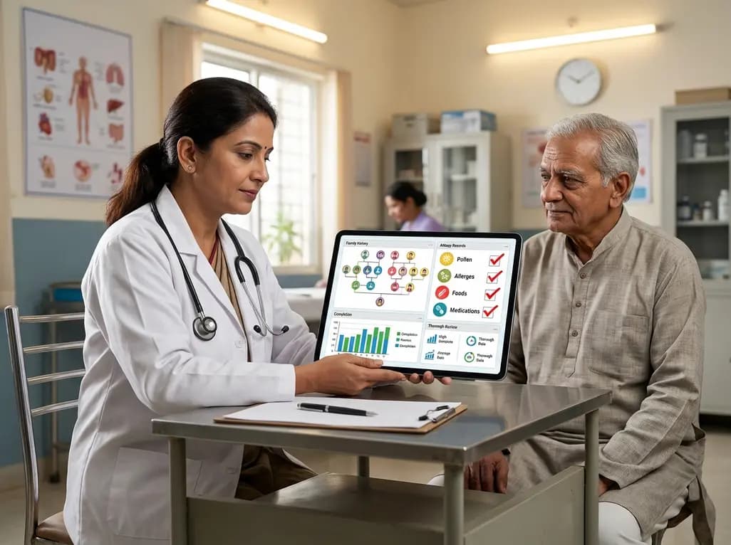 AI vs. General Practitioners: Accuracy in Patient History Collection