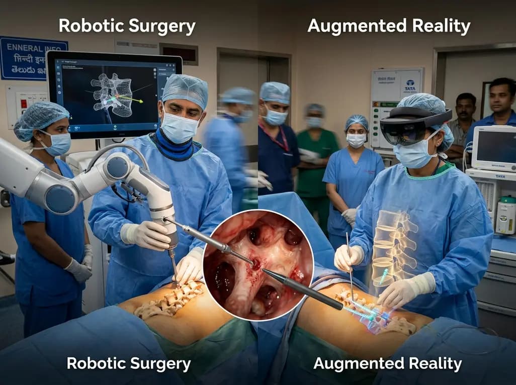 Pedicle Screw Placement Accuracy: Augmented Reality vs Robotic Surgery