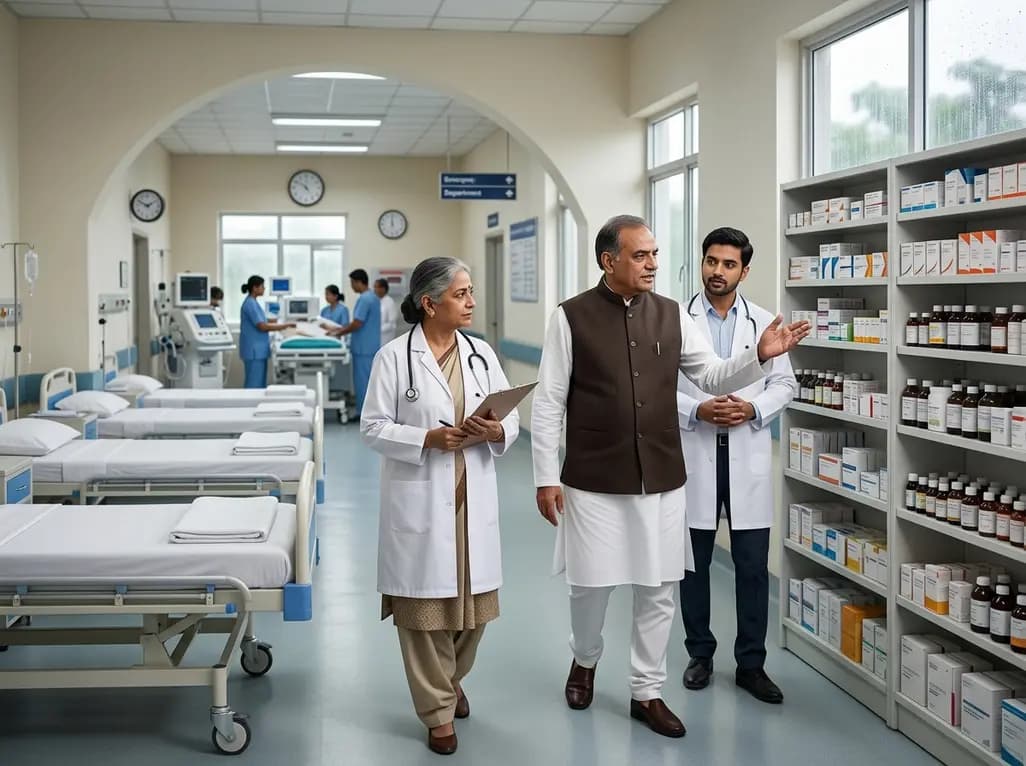 Delhi Prepares Public Hospitals for Monsoon Illnesses
