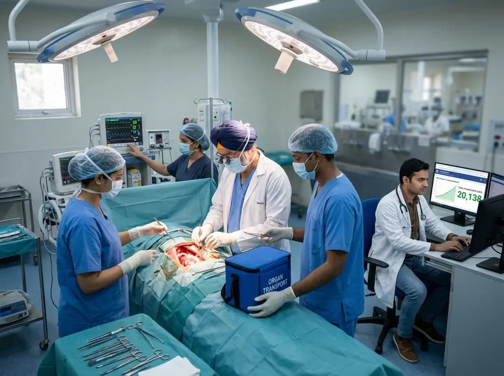 India Records 20,138 Organ Transplants in Landmark 2025