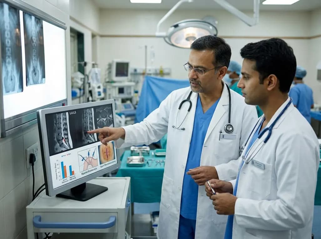Biportal Endoscopic Revision Discectomy vs Open Microdiscectomy for Recurrent Lumbar Disc Herniation