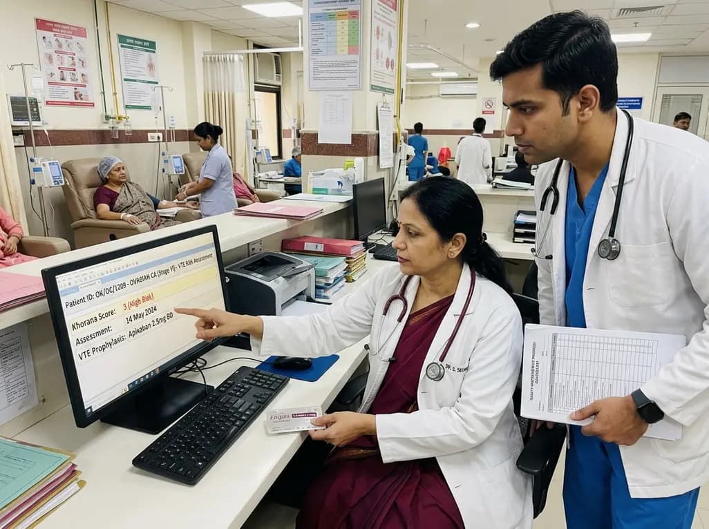 Reducing Venous Thromboembolism in First-Line Ovarian Cancer Chemotherapy: Impact of an Oral Anticoagulant Quality Improvement Program