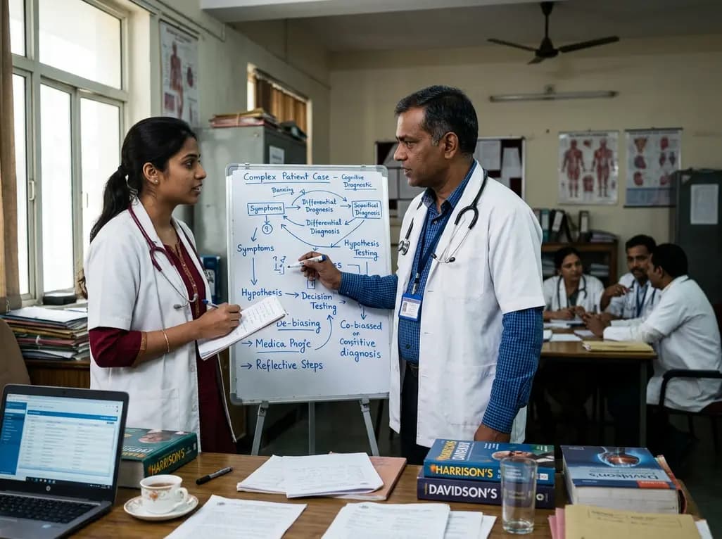 Teaching Diagnostic Reasoning: Knowledge Gain vs Process Improvement