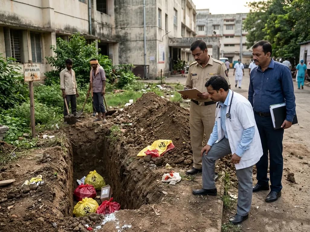 Biomedical Waste Deep Burial: CPCB Action & NGT Norms