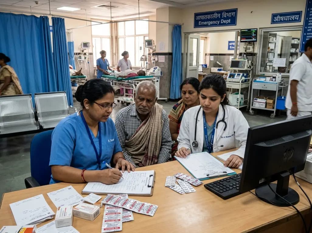 Evaluating a Medication History Triage Model in Emergency Care