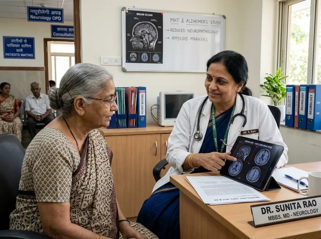 Menopausal Hormone Therapy Linked to Reduced Alzheimer Disease Neuropathology