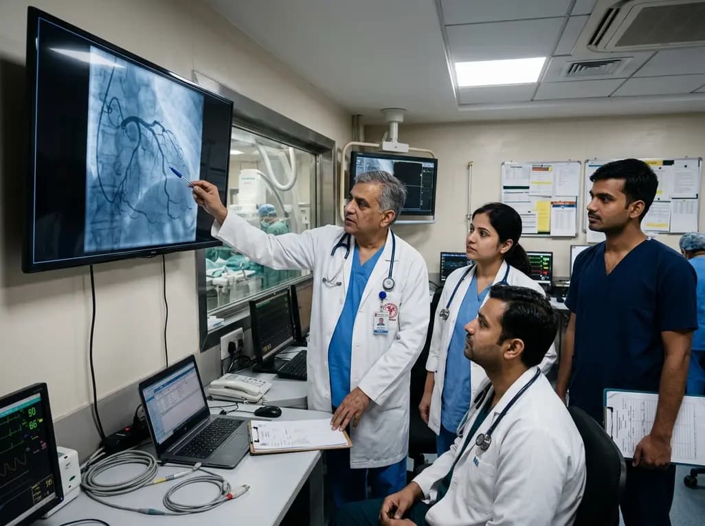 AIIMS Evaluates Health Minister: Angiography Insights
