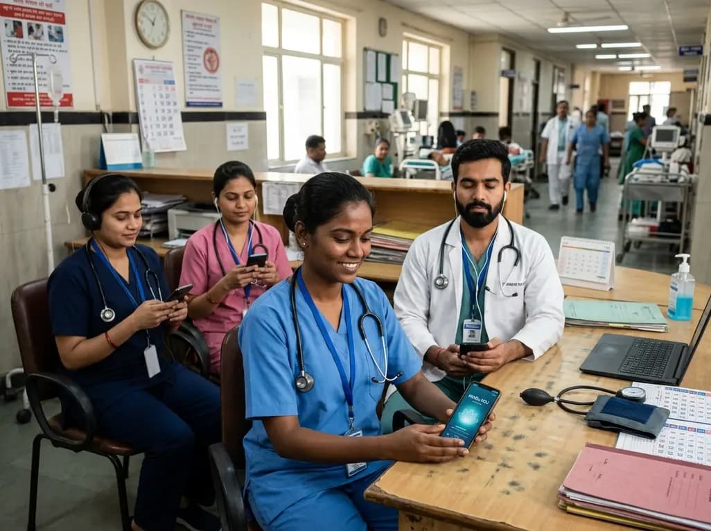 Digital Mindfulness Intervention for Reducing Stress in Health Care Professionals