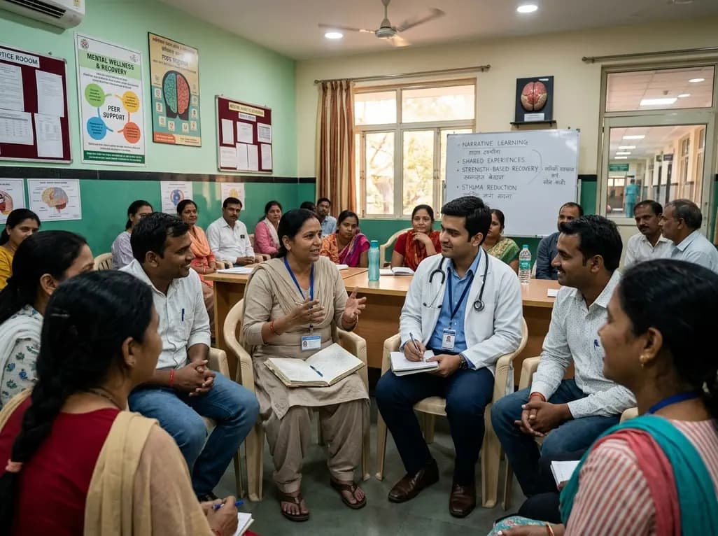 Understanding Recovery Colleges: Exploring Peer Support and Narrative Learning in Mental Health