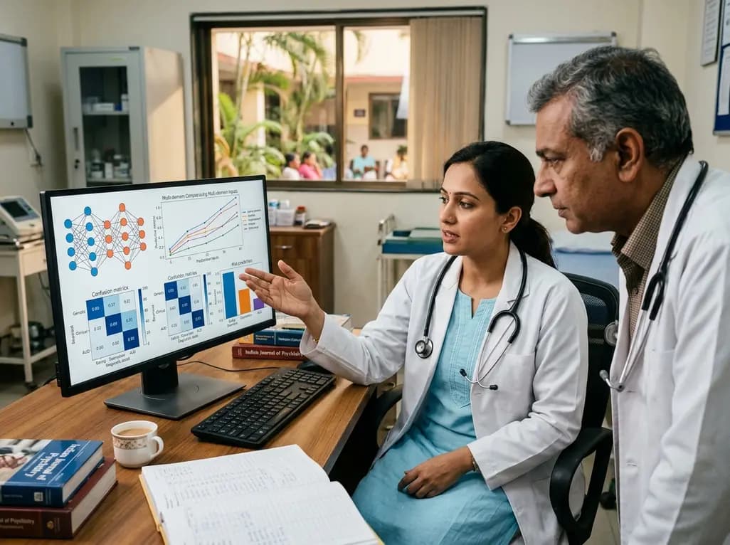 Machine Learning Models for Diagnosis and Risk Prediction in Eating Disorders, Depression, and AUD