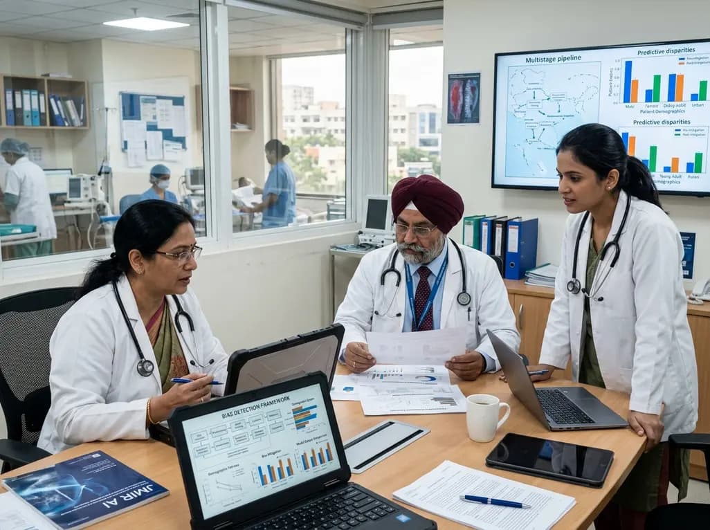 Detecting and Mitigating AI Bias in Healthcare: A Multistage Framework