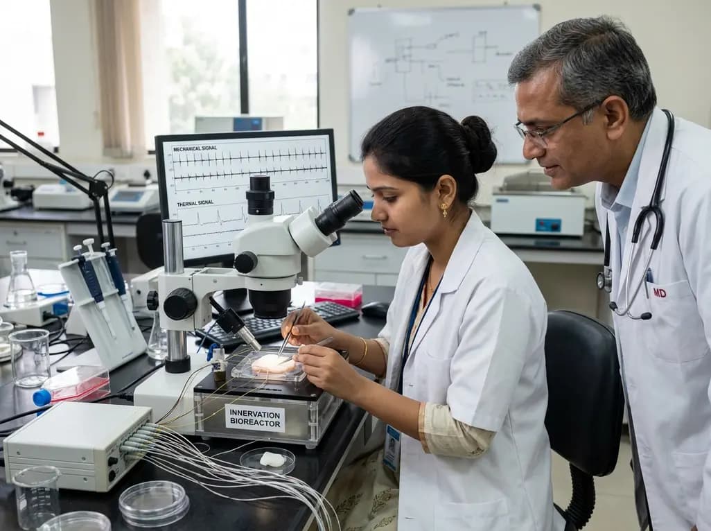Bioengineered Innervated Human Skin Equivalent Encodes Thermal and Mechanical Signals