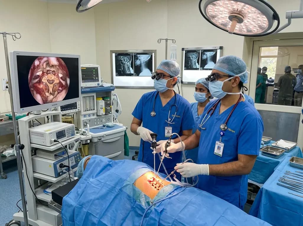 UBE Cervical Laminectomy with Bilateral Foraminotomy: One-Year Clinical Outcomes