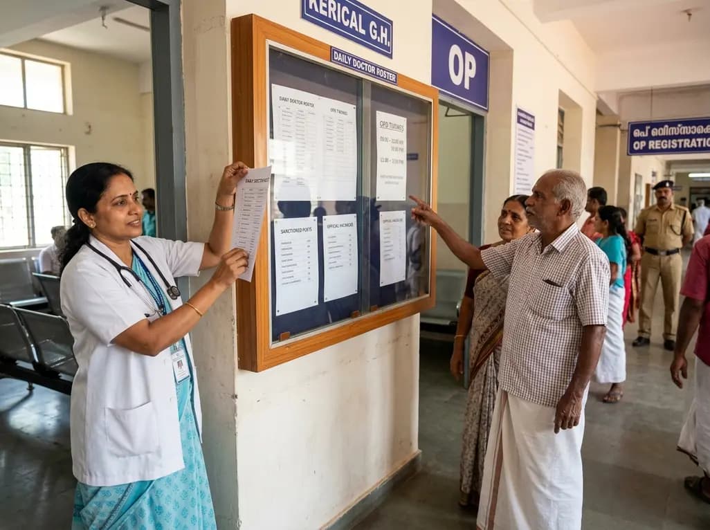 Kerala Mandates Public Display of Doctor Rosters and OP