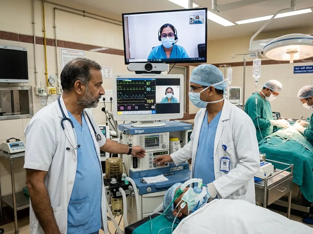 Telemedical Supervision in Critical Anesthesia: A Randomized Simulation Study