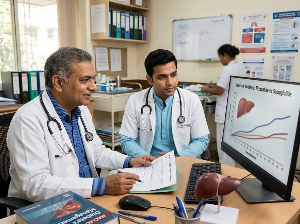Major Adverse Liver Outcomes with Tirzepatide vs Semaglutide in Diabetes and Obesity