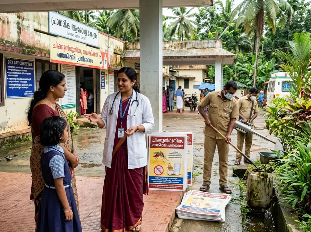 Kerala Intensifies Public Mosquito-Borne Disease Drives