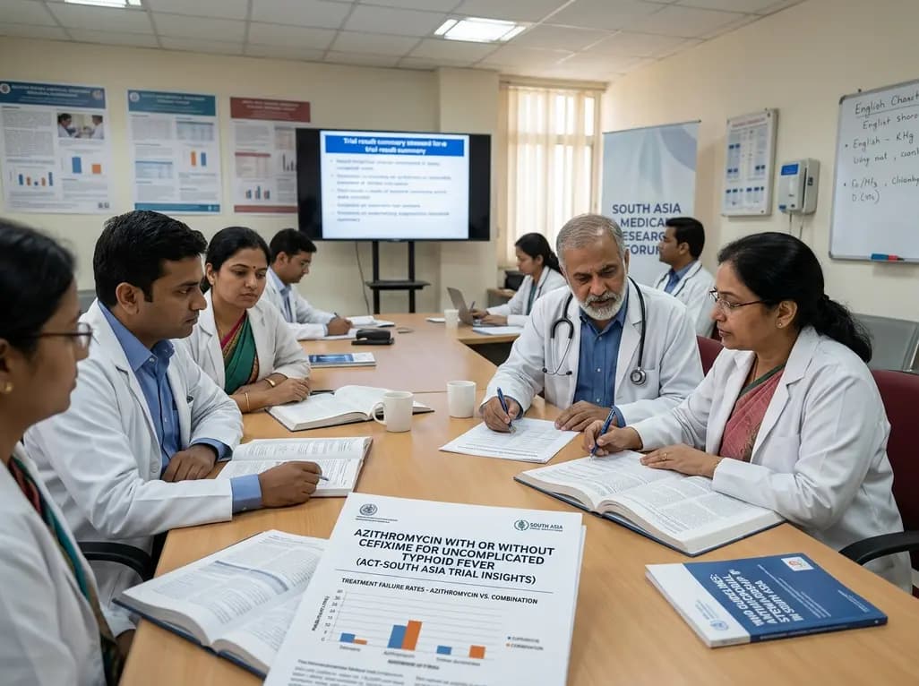 Azithromycin with or without Cefixime for Uncomplicated Typhoid Fever: ACT-South Asia Trial Insights