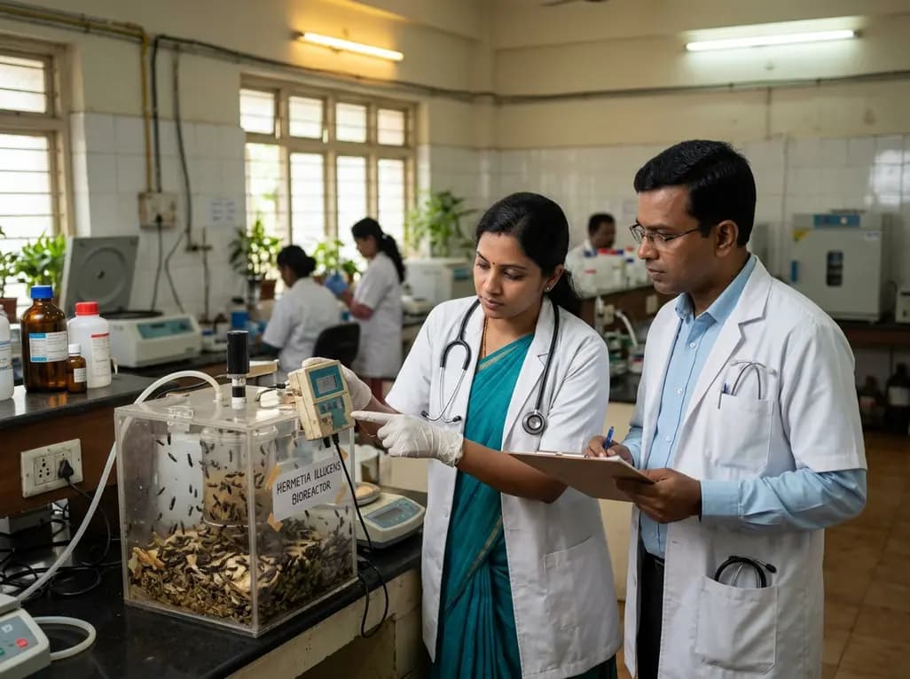 The Black Soldier Fly Bioreactor: Antimicrobial Resistance and Biosecurity in Sustainable Feed
