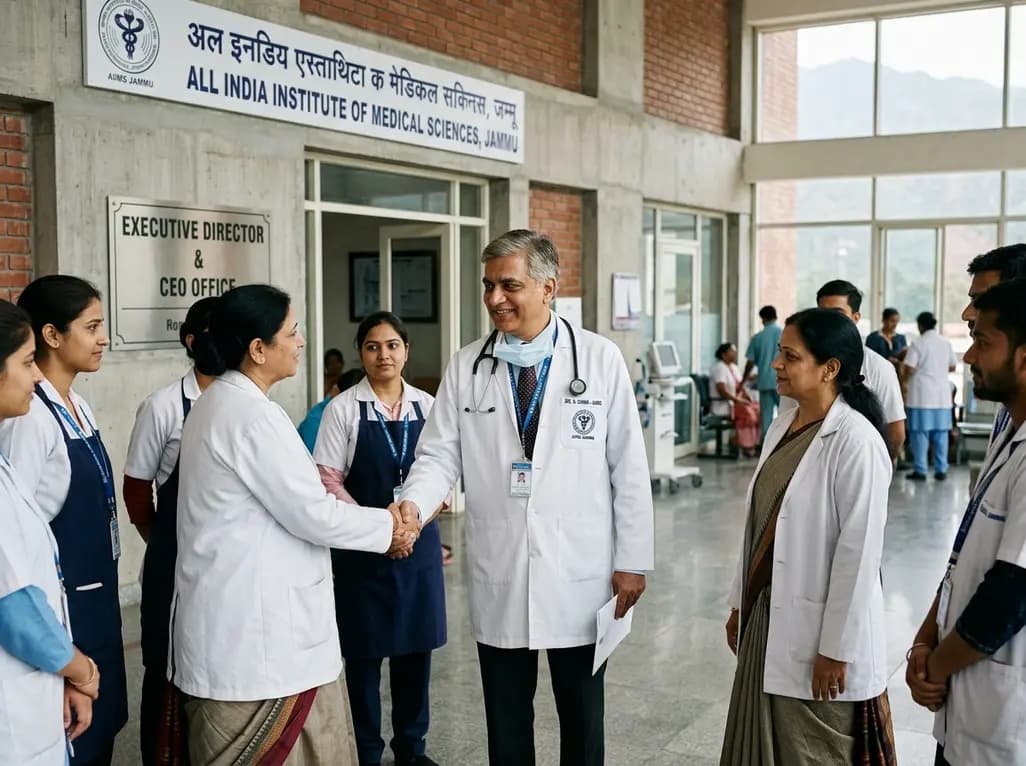Dr Sanjeev Sinha Appointed New AIIMS Jammu Director & CEO
