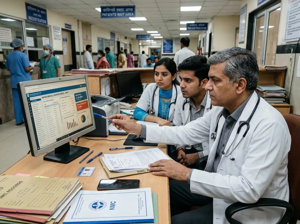 NMC Doctor Re-Registration Drive Faces Registry Data Gaps