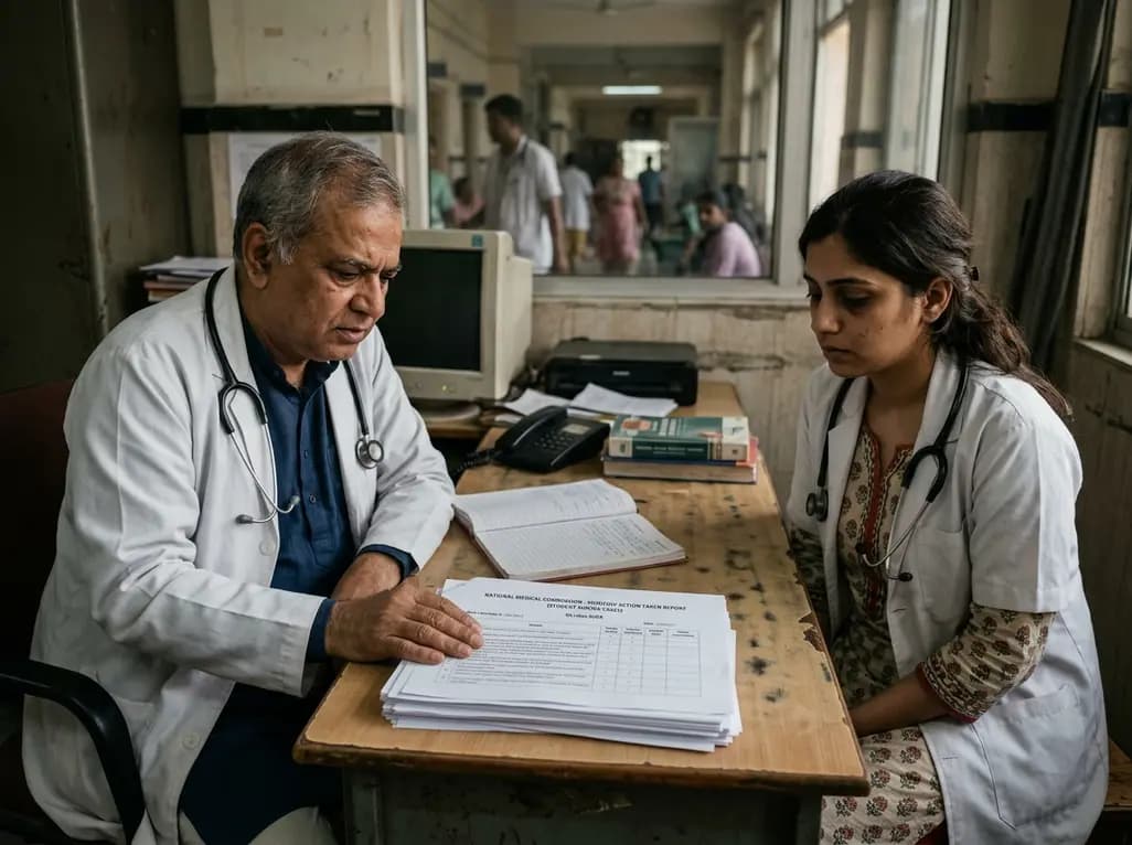 NMC Mandates Monthly Student Suicide Reporting in India