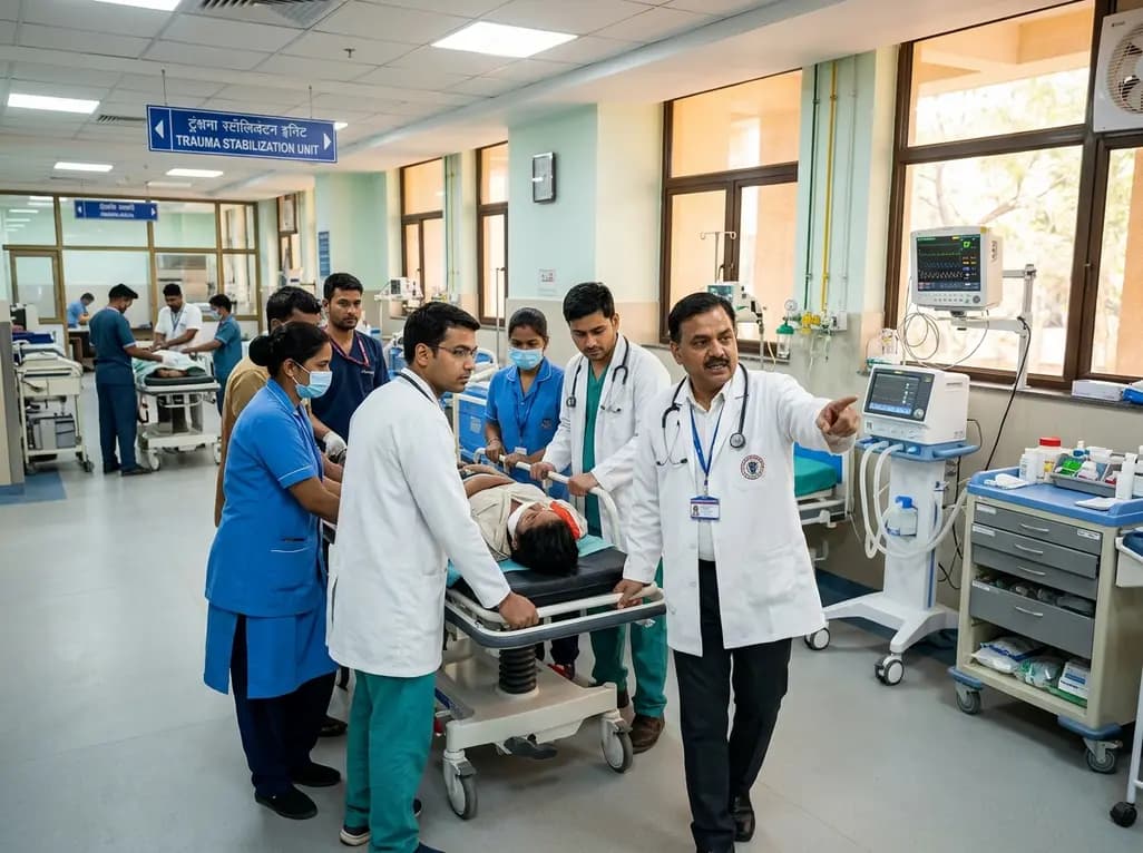 India Upgrades 160 District Hospitals for Trauma Care