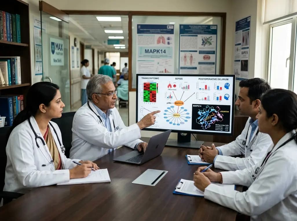 MAPK14 Identified as Shared Molecular Target in Sepsis and Postoperative Delirium