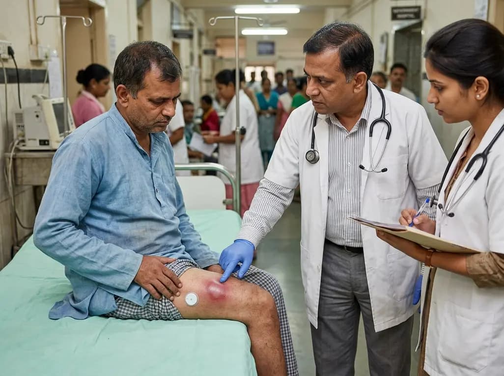 Severe Thigh Abscess Following Alternate-Site Continuous Glucose Monitoring Sensor Placement