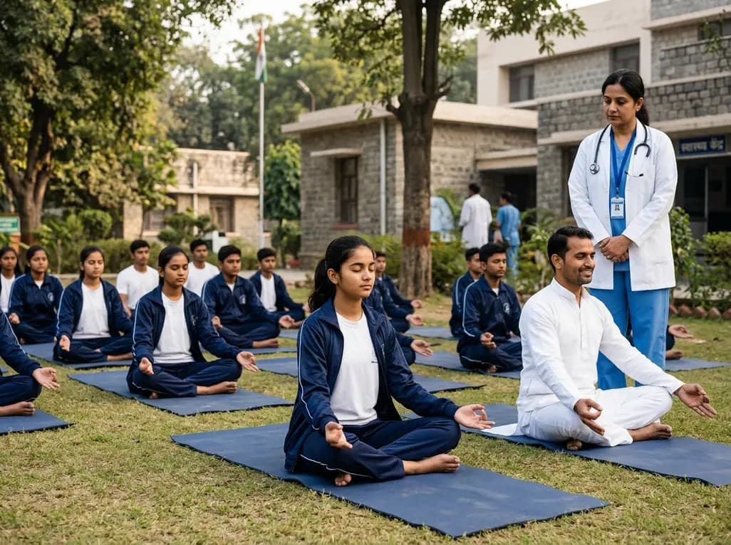 Mindful Yoga and Common Yoga Interventions for Adolescent Mental Health: A Comparative Study