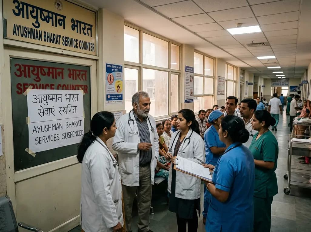 Haryana Private Hospitals Halt Ayushman Bharat Services
