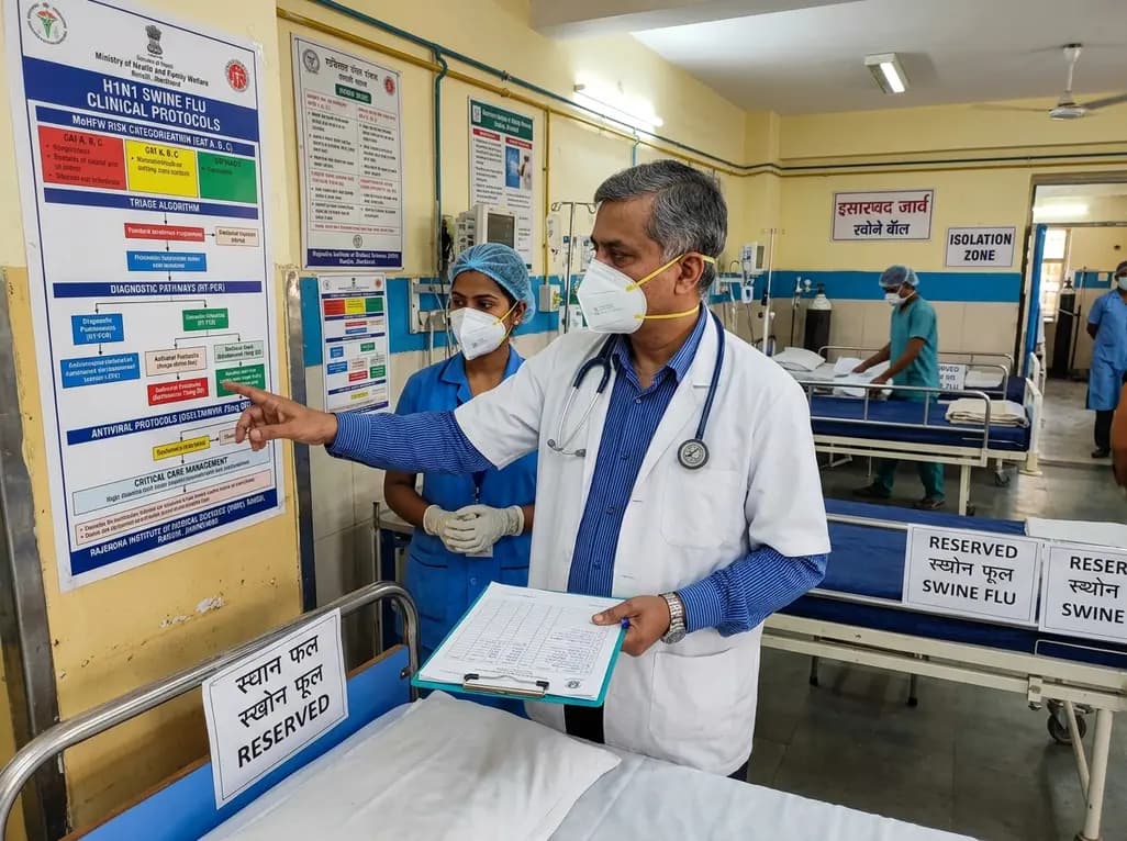 Jharkhand Issues Alert on H1N1: Key Clinical Protocols