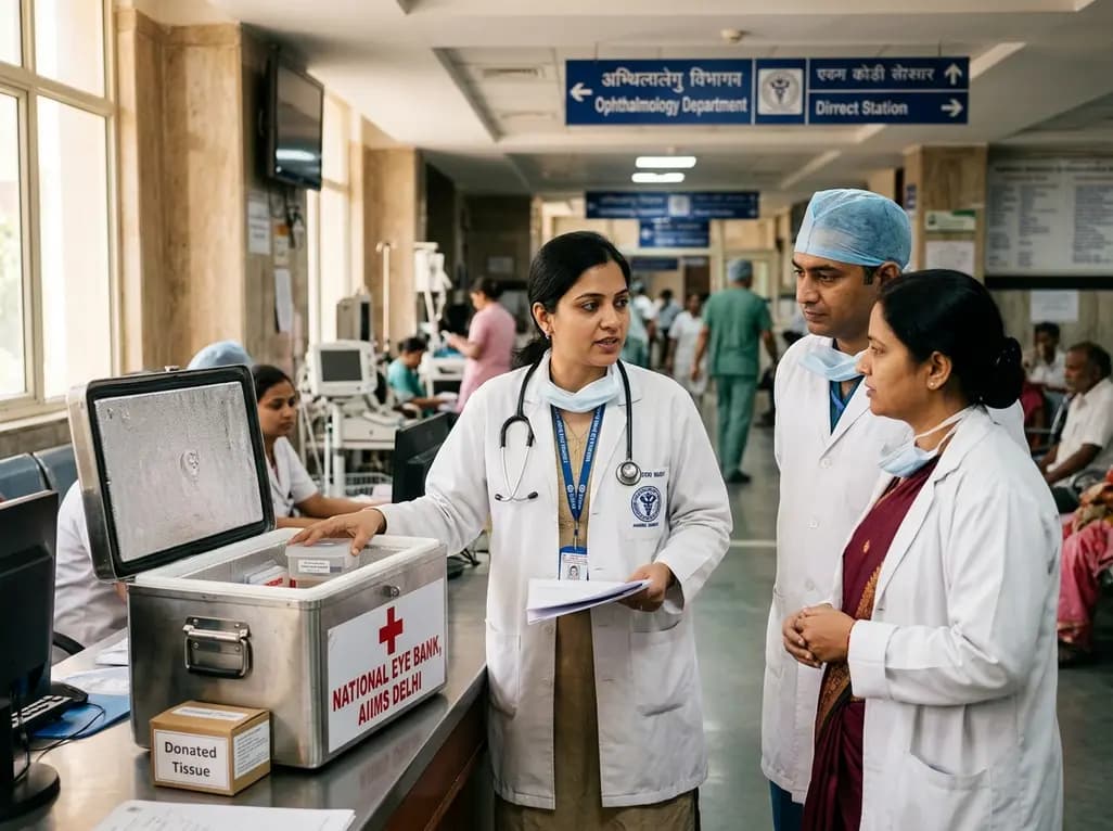 AIIMS Eye Bank Expands Cornea Retrieval Network in Delhi