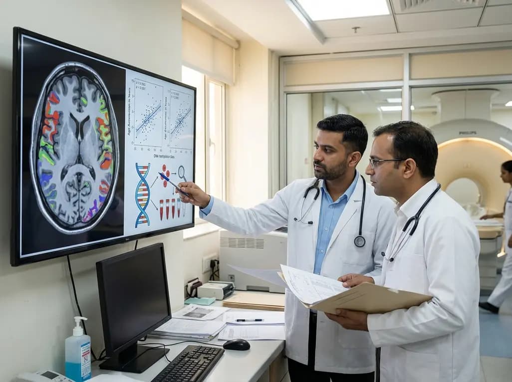 Epigenetic Age Acceleration in Blood Correlates with Brain-MRI Age Acceleration