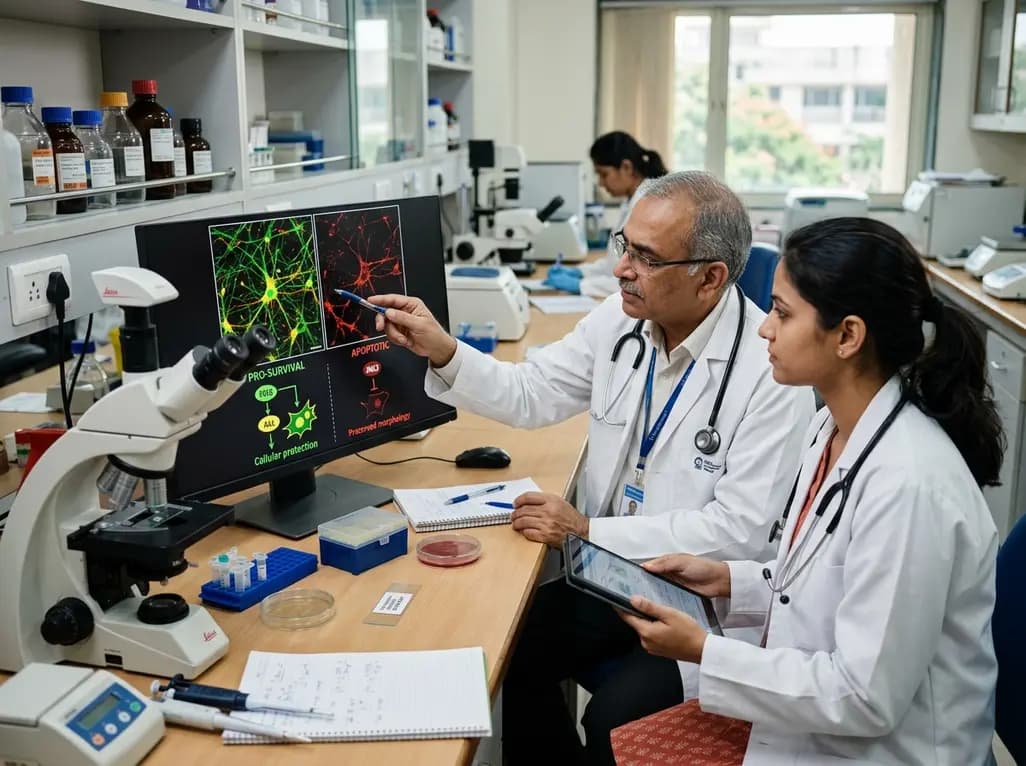 Low-Dose NMDA Shields Neurons Against Amyloid-β Neurotoxicity via Dual Kinase Pathways