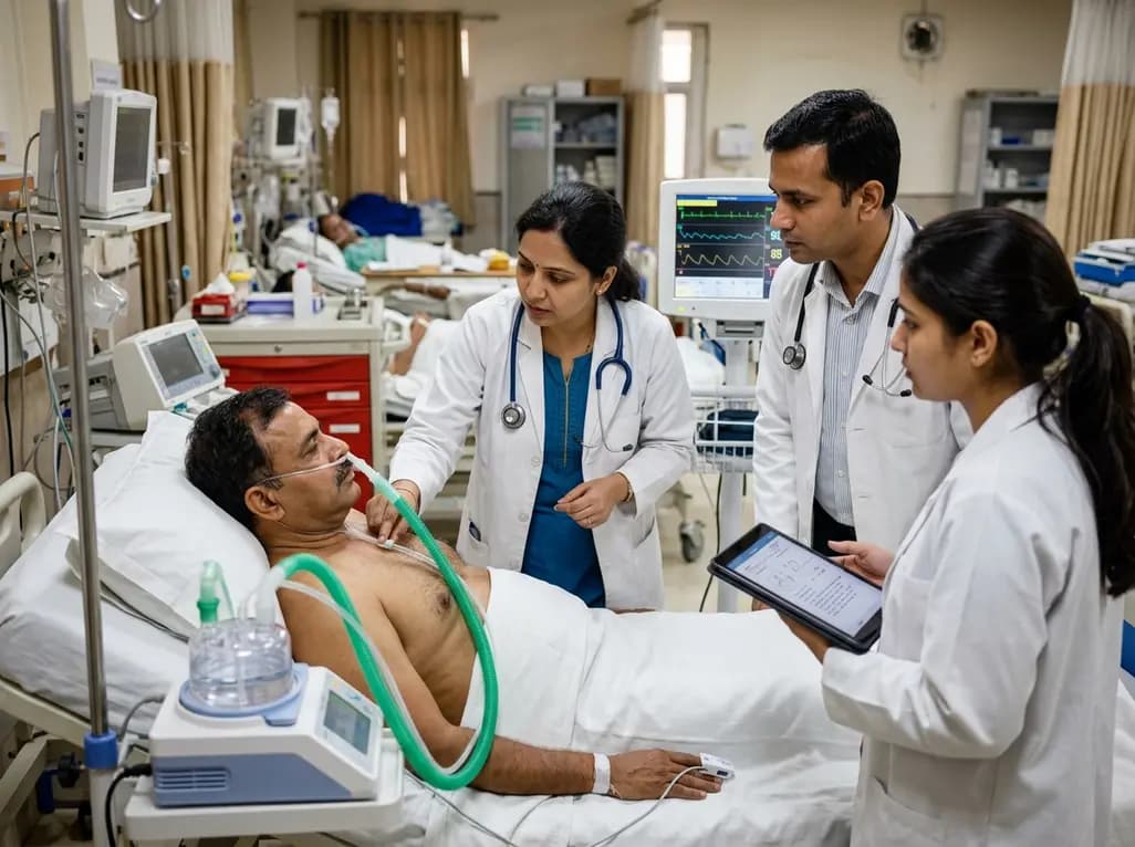 High-flow nasal oxygen can reduce treatment burden in acute hypoxaemia—but intubation decisions still need close monitoring