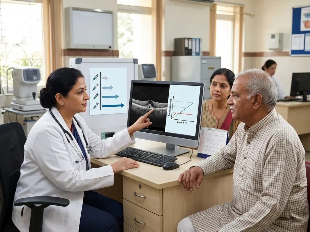 Treat-and-Extend Can Maintain Vision With Fewer Aflibercept Injections in Wet AMD
