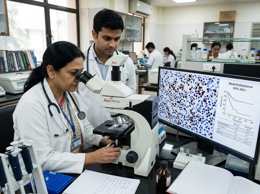 Proteomics Identifies MYC Immunohistochemistry as a Powerful Risk Predictor in Medulloblastoma
