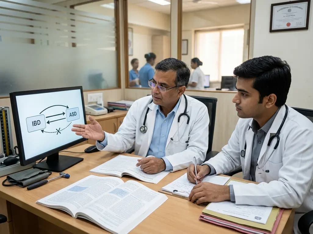 Evaluating Causal Links Between Inflammatory Bowel Disease and Autism Spectrum Disorder