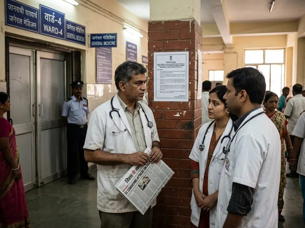 SC Condemns Attacks on Doctors: Culprits Face Strict Law
