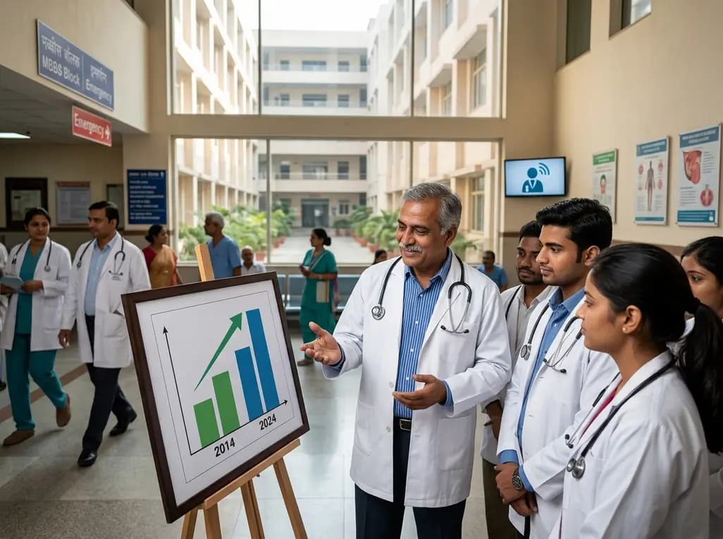 Medical Colleges Double in India as Healthcare Expands