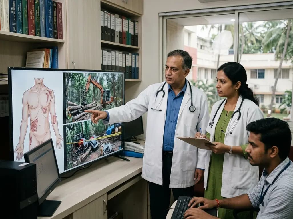 Forensic Investigation of Fatal Forestry Operations: Medicolegal Reconstruction and Injury Patterns