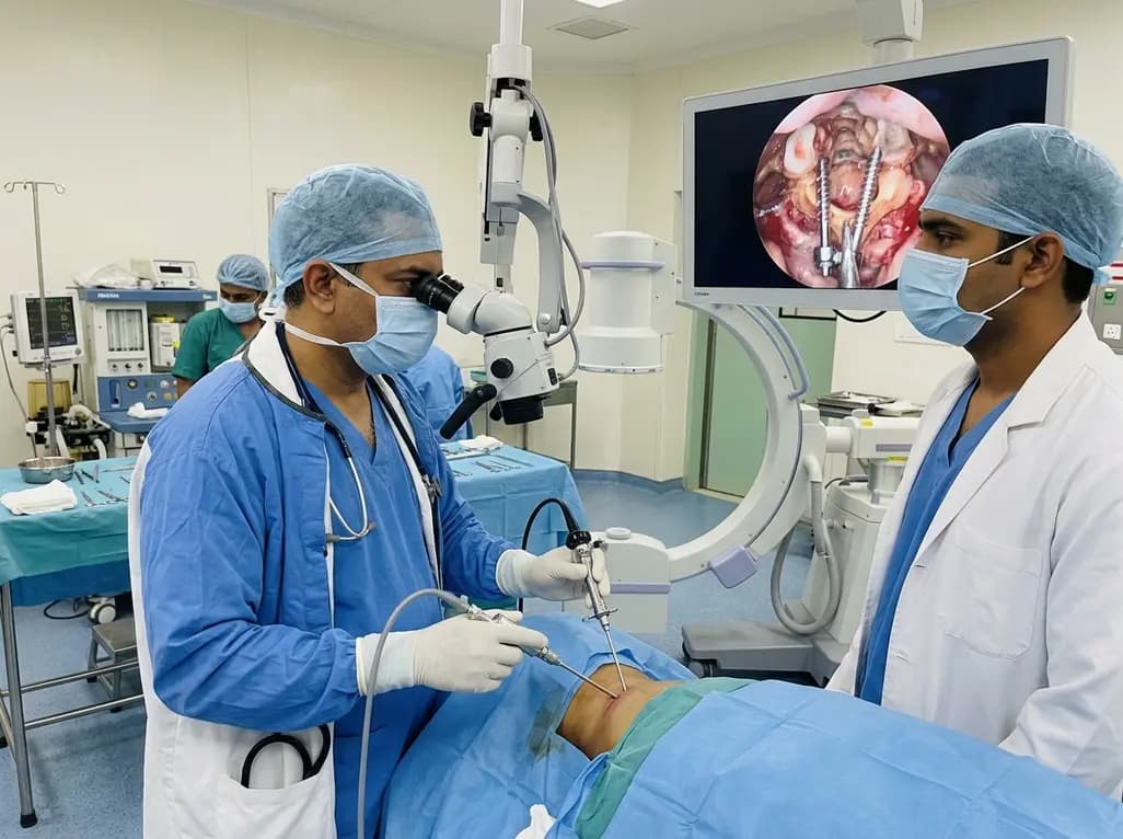 Endoscopic Posterior Cervical Fusion: Novel Minimally Invasive Technique for Atlantoaxial Pathologies