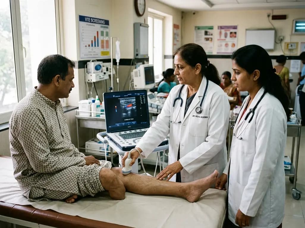 Standardized Ultrasound Screening for Lower Extremity Deep Vein Thrombosis in VTE Management
