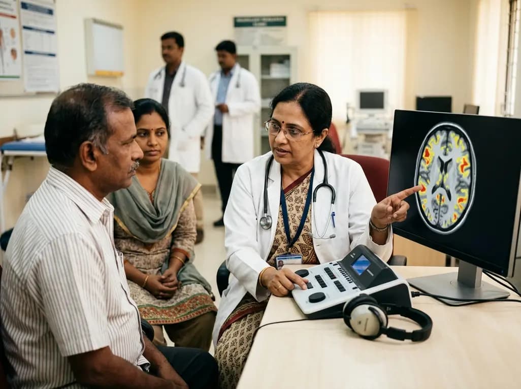 Hearing Loss Linked to Regional Brain Amyloid Deposition in Late Middle Age